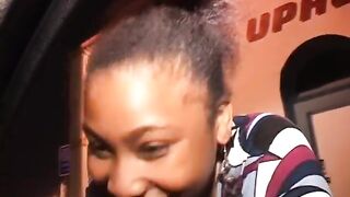 Black floozy getting boned