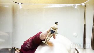 Giantess Fart Punishment: Petite Crushed Under My Big Butt