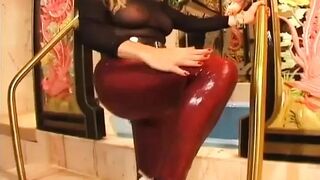 Foot Licked German Bae in Pantyhose Teasing Lover