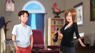 Miss bissette finally fucks Anon - summer time saga gameplay