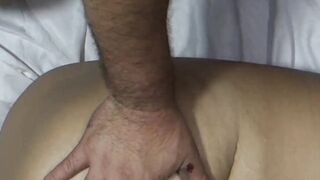 I BROKE HER BOOTY SO SHE WOULD CUM INSIDE NATURAL BRUNETTE DOING HOMEMADE ANAL