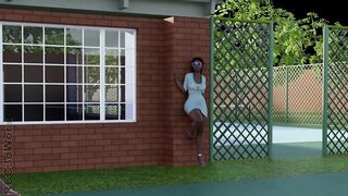"The anal church" the worthy-looking teen Rori gets a biggest futanari jock in her ass