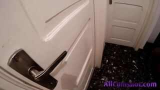 Waking her up to suck my penis and swallow my cum