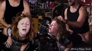 "Please cum in my butt" Biker Babe Lets Me Fuck Her Flawless Booty Bent Over My Motorcycle (Free)