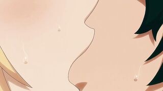 Golden-haired with Massive Tits and Glasses Loves to Have Sex in the Bathroom