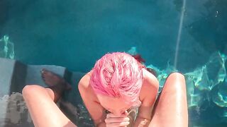 #352 Insanely Cute Diana, Poolside Oral-job-job
