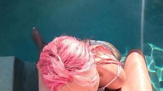 #352 Insanely Cute Diana, Poolside Oral-job-job