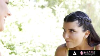 ALL GAL MASSAGE - Big Boobs Stepsisters Lick Each Others Snatches Wildly