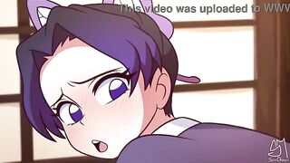 Kocho es follada por una luna creciente Animacion Anime