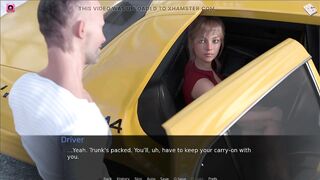 Hot Beauty Spreading Her Legs And Showing Panties To older Taxi Driver Guy