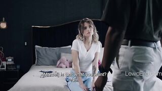 Stepdad punishes stepdaughter for lacy underwear