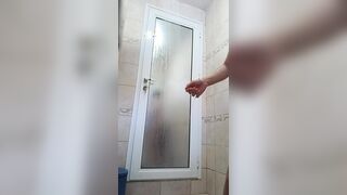 Sexy washroom shower show!