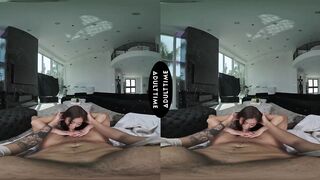UP CLOSE VR - Nicole Doshi Takes Control In Cowgirl Vr Pov With Big Tit Hardcore Ride