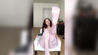 Lick my foot then screw me hard