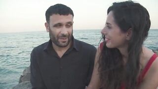 He proposes to this slim brunette and this chick lets 'em bang her in the ass, doggy position, and every other position. Creampie in her butt