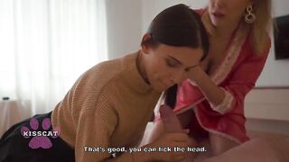 Saint Anna - Step Mommy Teaches Shy Step Sister to Suck and Ride Her Step Brother