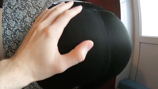 Sporty Teen in Yoga Pants Banged After Training