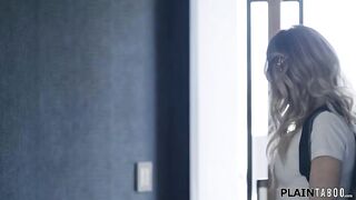 Stepdad Isiah Maxwell isnt cheerful when this chab finds his stepdaughter Nicole Nichols belts and will teach a lesson.The teen has to deepthroat his bbc