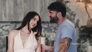 Husbands Friend Takes Over Wifes Stuck Sink Roleplay And She Loves It