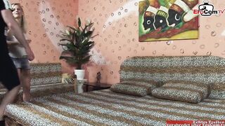 Golden-haired german MILF wish sperm cream from stranger