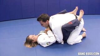 Karate Coach fucks his Student right after ground fight