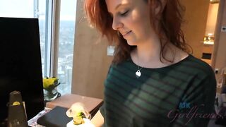 hot vacation with your girlfriend Emma Evins in London