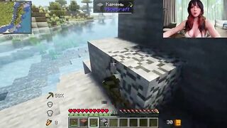 Hawt Fucking with Busty Sweetie Fox After Playing Minecraft