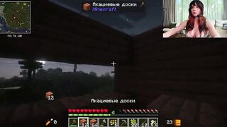 Hawt Fucking with Busty Sweetie Fox After Playing Minecraft