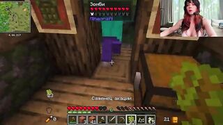 Hawt Fucking with Busty Sweetie Fox After Playing Minecraft