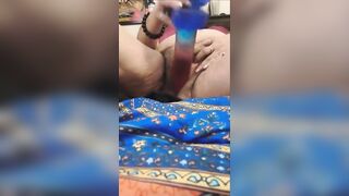 Giant Red White and Blue Sex tool