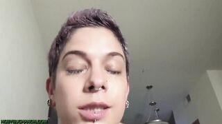 Afton Marie Rough Sloppy Gagging Deepthroat Face Screw