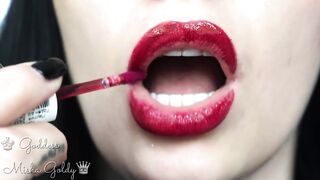 Cum to my big lips and hookah smoke!