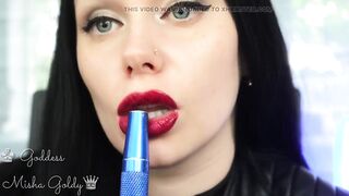 Cum to my big lips and hookah smoke!