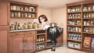Granddad Lesson Taboo Manga Game Ep.2 Cum All Over His Grandson Wife Butt in the Pantry!
