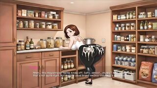 Granddad Lesson Taboo Manga Game Ep.2 Cum All Over His Grandson Wife Butt in the Pantry!