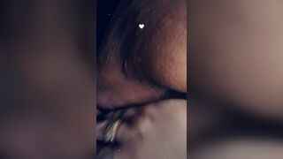 Thick white hotty playing with wet twat