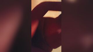 Solo ebony fingering her hirsute pussy
