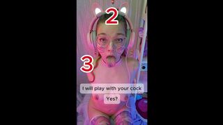 Will YOU Come Play With Me - Gamer Angel Oral-sex - Redhead POV