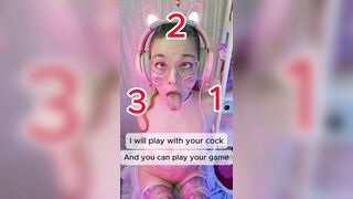 Will YOU Come Play With Me - Gamer Angel Oral-sex - Redhead POV