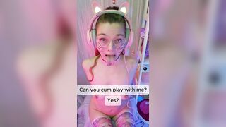 Will YOU Come Play With Me - Gamer Angel Oral-sex - Redhead POV
