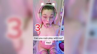Will YOU Come Play With Me - Gamer Angel Oral-sex - Redhead POV