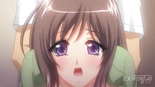 Hentai - My first three-some with my Roommate [UNCENSORED] [SUBTITLED]