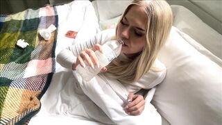Sick Day with Golden-haired Step Sis - Lulu Romanova - Family Therapy - Alex Adams