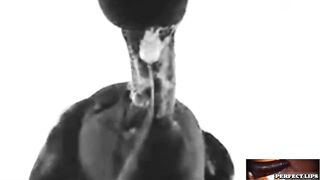 IDEAL LIPS-goes black an white with a butt sloppy MOUTH!!!