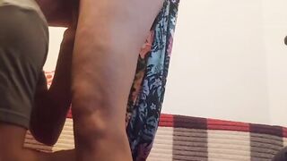 Suck it step-mommy part 2 Riding on dick and biggest cum in snatch