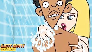 Lascivious Stepmom and Stepson Take a Shower Together. What Could Go Wrong? Cartoon