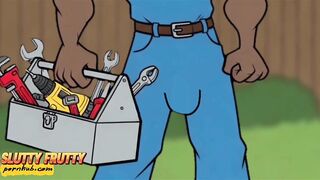 Lascivious Stepmom and Stepson Take a Shower Together. What Could Go Wrong? Cartoon