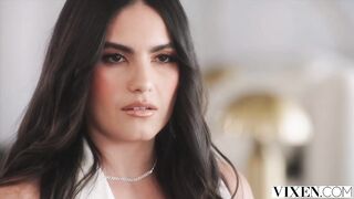 VIXEN Sexy Brunette Isa Bella Takes Control And Screws Her Accountant