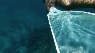 Underwater Shenanigans - Big Butt, Big Bazookas Masturbation