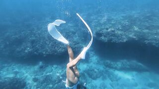 Underwater Shenanigans - Big Butt, Big Bazookas Masturbation